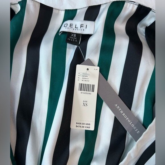 NWT ANTHROPOLOGIE DELFI Sirena Maxi Dress XS‎ - Picture 9 of 14